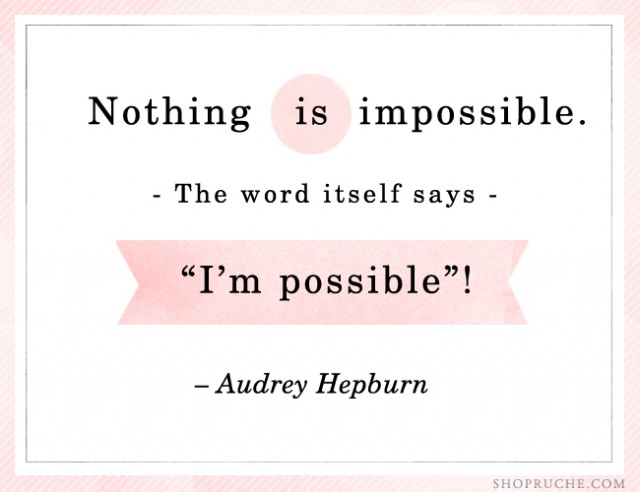 Preciously Me blog : Audrey Hepburn quote