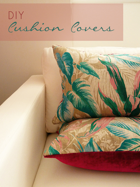 Preciously Me blog : DIY – Cushion Covers