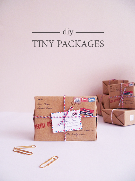 Preciously Me blog : DIY - Tiny Packages. Perfect for Valentine day gift!