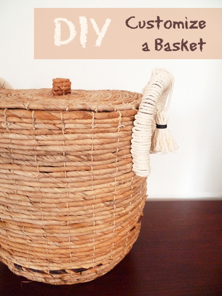 Preciously Me blog : DIY - Customize a Basket